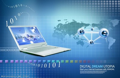 網(wǎng)絡科技與計算機 為筆記本電腦背景注入數(shù)字靈魂